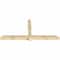 Ekena Millwork Eugene Rough Sawn Timber Gable Bracket, Douglas Fir, 108"W x 49"H x 6"D x 6"F, 11/12 Pitch GBW108X49X0606EUG00RDF - alternate 3